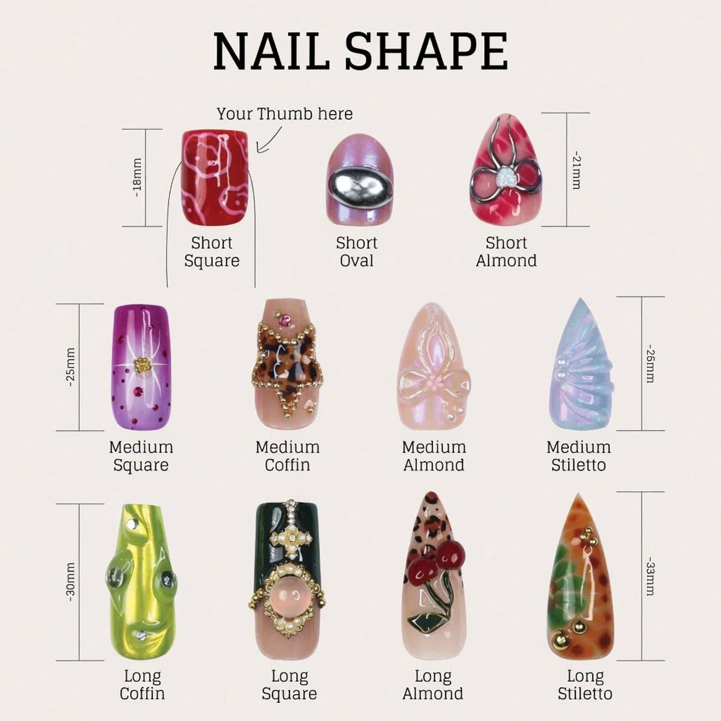Coastal Seashell Press-On Nails – Beach-Inspired Starfish & Ocean Blue Nail Art Set